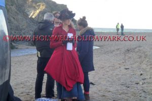 poldark 15 300x200 - Poldark at Holywell Bay