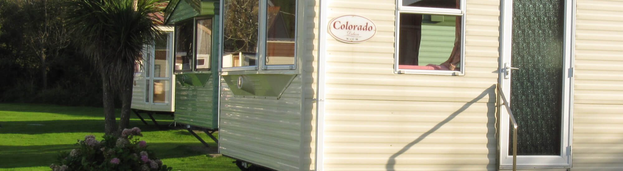 Self catering caravan accommodation in Holywell Bay. Cornwall