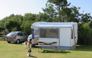 caravans 1 touring 300x188 - Touring in Holywell Bay